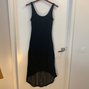 Black Polyester Lace Dress size Medium